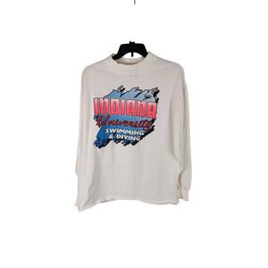 Vintage 90s Indiana Swimming and Diving long sleeve men's XL